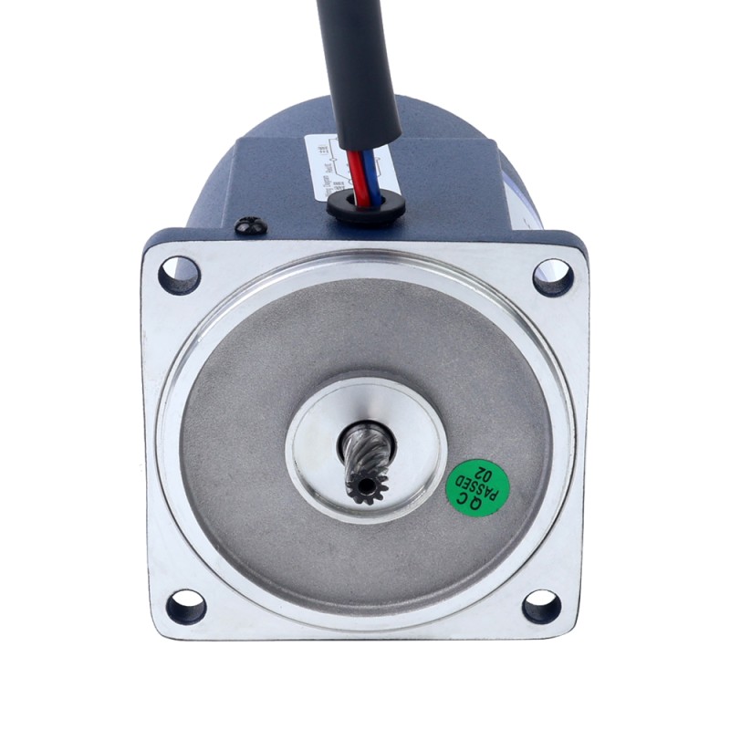 Eenfasig 220VAC 15W 50Hz Flens 70mm Overbrengingsverhouding 10:1 Spur-versnellingsbak AC-inductiemotor