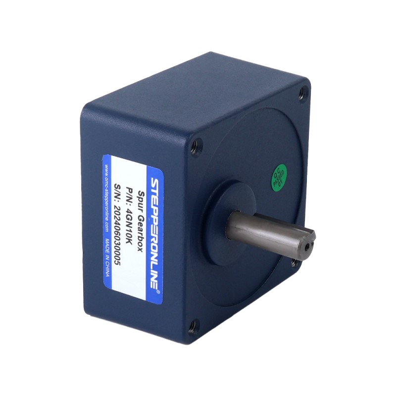 25W 220VAC 50Hz 9-135RPM 1,5Nm(212,42oz.in) Flens 80mm Spur-versnellingsbak Eenfasige AC-motor met variabele snelheid - 4IK25RGN-C/4GN10K | StepperOnline