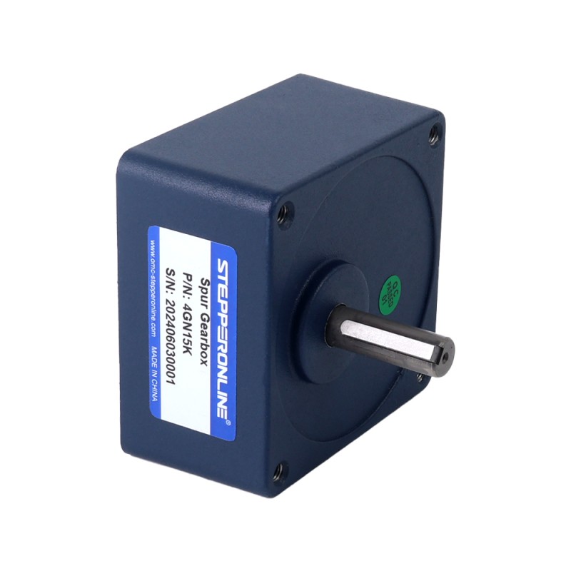 25W 110VAC 60Hz 6-103,33RPM 1,82Nm(257,73oz.in) Flens 80mm Spur-versnellingsbak Eenfasige AC-motor met variabele snelheid - 4IK25RGN-A/4GN15K | StepperOnline