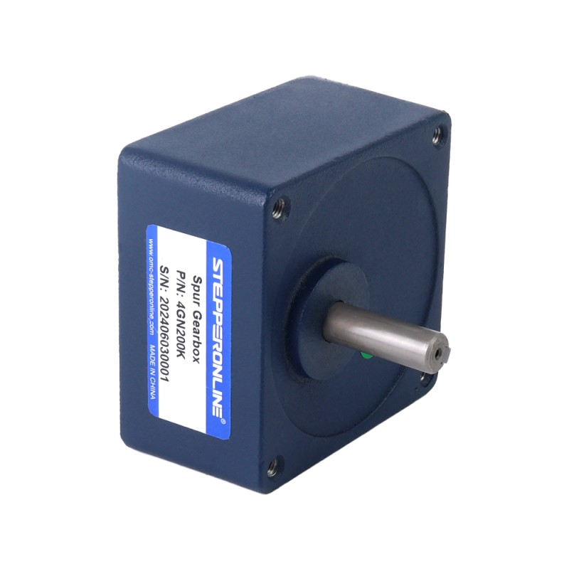 25W 220VAC 50Hz 0,45-6,75RPM 8,00Nm(1132,89oz.in) Flens 80mm Spur-versnellingsbak Eenfasige AC-motor met variabele snelheid - 4IK25RGN-C/4GN200K | StepperOnline