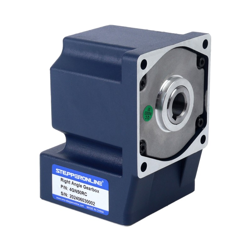 25W 110VAC 60Hz 1,8-31RPM 6,50Nm(920,47oz.in) Flens 80mm Haakse versnellingsbak Eenfasige AC-motor met variabele snelheid - 4IK25RGN-A/4GN50RC | StepperOnline