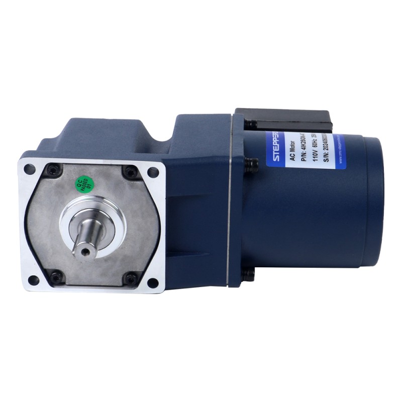 Drie fase 220VAC/380VAC 25W 50/60Hz Flens 80mm Overbrengingsverhouding 20:1 AC-inductiemotor met haakse versnellingsbak