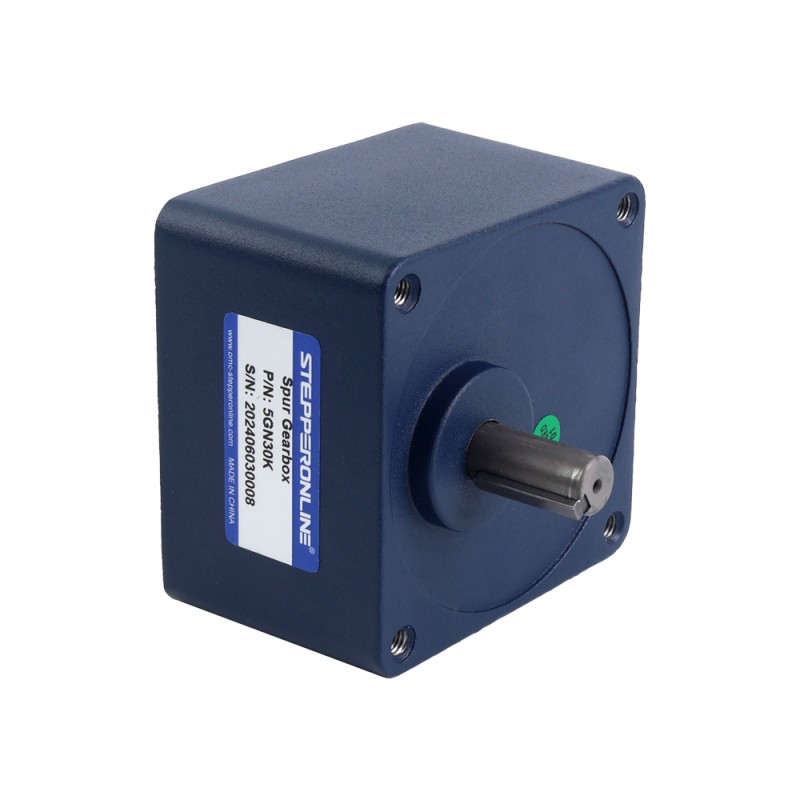 40W 220VAC 50Hz 3-45RPM 6,43Nm(910,56oz.in) Flens 90mm Spur-versnellingsbak Eenfasige AC-motor met variabele snelheid - 5IK40RGN-C/5GN30K | StepperOnline