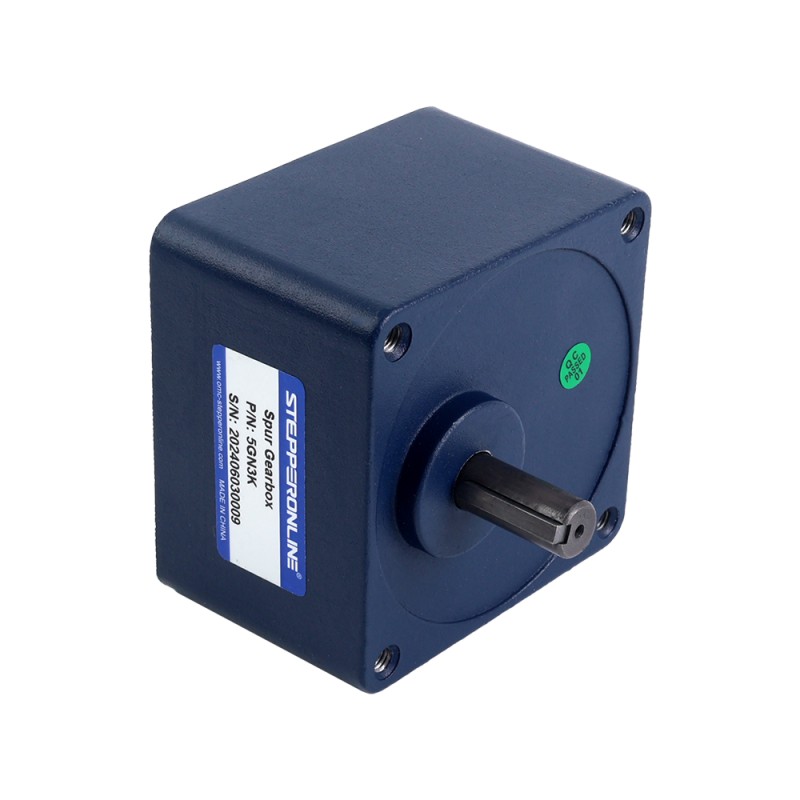 Eenfasig 110VAC 60W 60Hz Flens 90mm Overbrengingsverhouding 3:1 Spur-versnellingsbak AC-inductiemotor