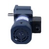 120W 220VAC 50Hz 13,5RPM 40,00Nm(5664,47oz.in) Flens 90mm Haakse versnellingsbak Spiebaan-as Eenfasige AC-inductiemotor - 5IK120GU-CFT/5GU100RT | StepperOnline