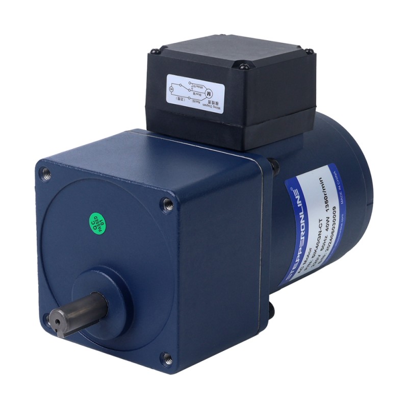 Eenfasig 110VAC 40W 60Hz Flens 90mm Overbrengingsverhouding 100:1 Spur-versnellingsbak AC-inductiemotor Eenfasig 110VAC 40W 60Hz Flens 90mm Overbrengingsverhouding 100:1 Spur-versnellingsbak AC-inductiemotor