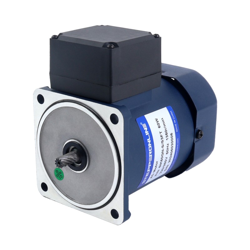 Drie fase 220VAC/380VAC 60W 50/60Hz Flens 90mm Overbrengingsverhouding 3:1 Spur-versnellingsbak AC-inductiemotor