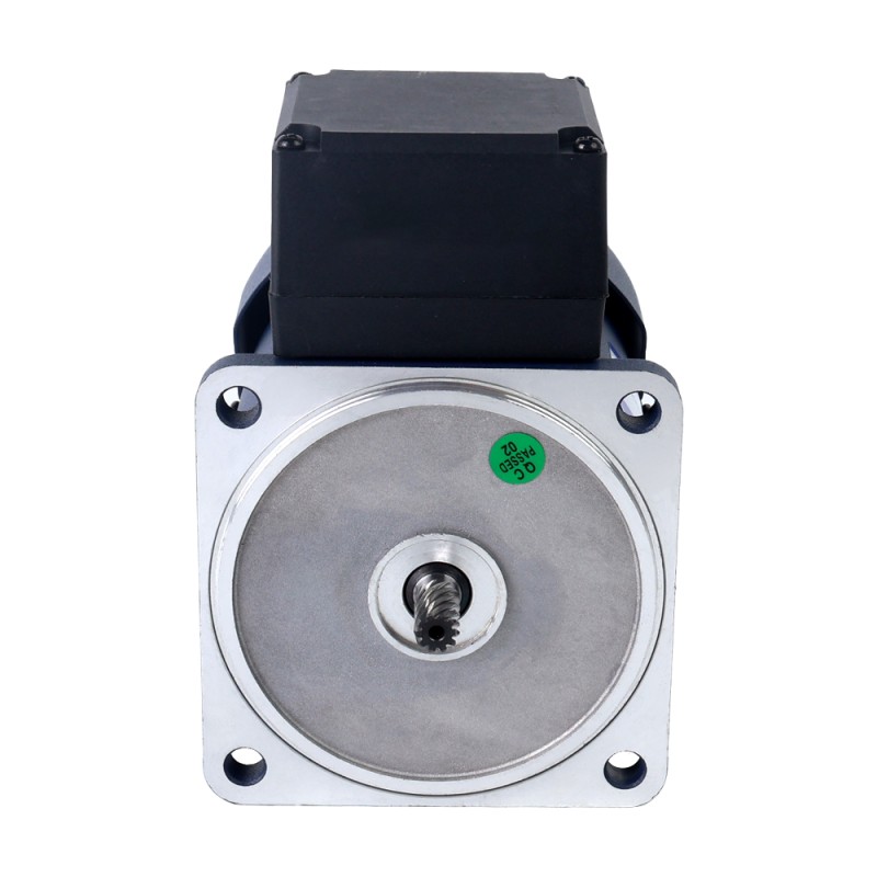 Drie fase 220VAC/380VAC 60W 50/60Hz Flens 90mm Overbrengingsverhouding 3:1 Spur-versnellingsbak AC-inductiemotor