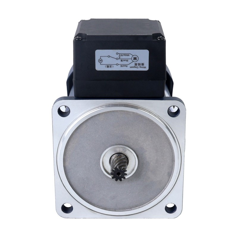 90W 110VAC 60Hz 67,5RPM 9,30Nm(1316,99oz.in) Flens 90mm Haakse versnellingsbak Spiebaan-as Eenfasige AC-inductiemotor - 5IK90GU-AFT/5GU20RT | StepperOnline