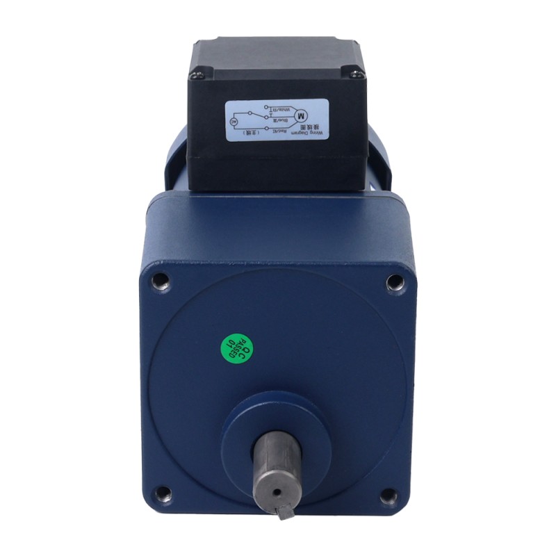 Eenfasig 110VAC 90W 60Hz Flens 90mm Overbrengingsverhouding 15:1 Spur-versnellingsbak AC-inductiemotor