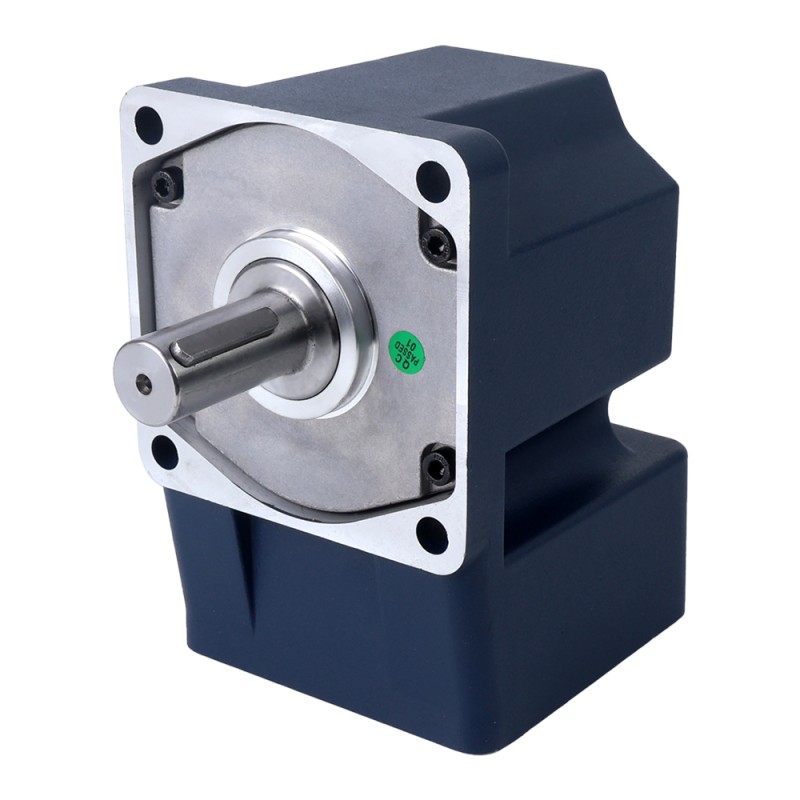 Eenfasig 220VAC 200W 50Hz Flens 104mm Overbrengingsverhouding 100:1 AC-inductiemotor met haakse versnellingsbak