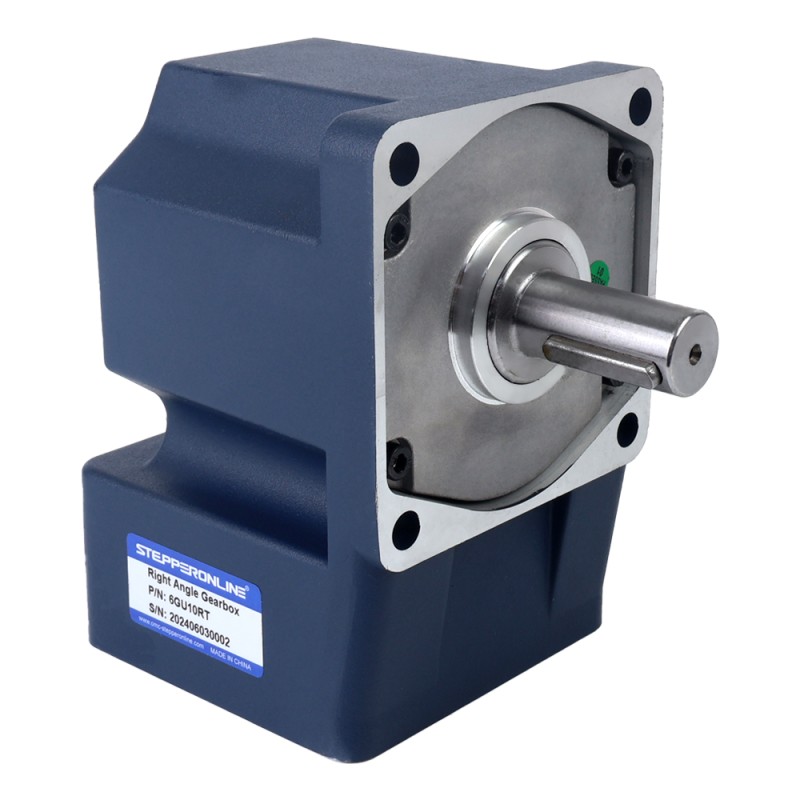 Drie fase 220VAC/380VAC 200W 50/60Hz Flens 104mm Overbrengingsverhouding 10:1 AC-inductiemotor met haakse versnellingsbak