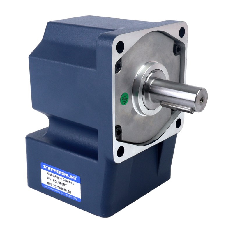 200W 220VAC 50Hz 7,5RPM 60,00Nm(8496,70oz.in) Flens 104mm Haakse versnellingsbak Spiebaan-as Eenfasige AC-inductiemotor - 6IK200GU-CFT/6GU180RT | StepperOnline