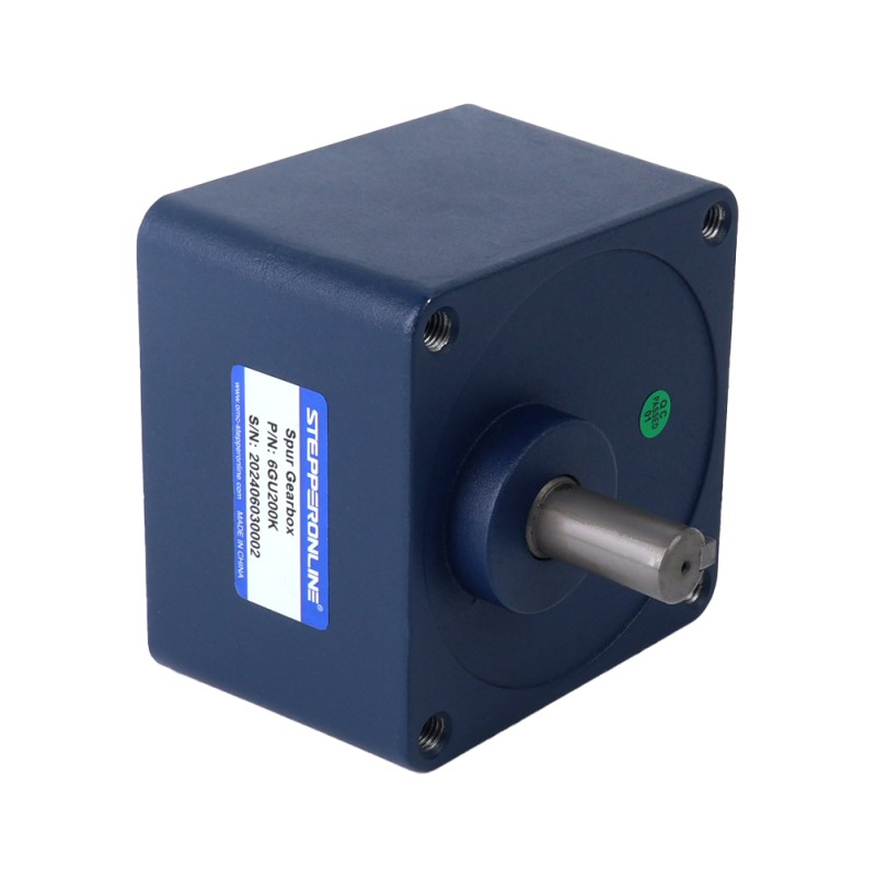 24V 250W 15RPM Borstelloze gelijkstroommotor met versnellingsbak 40,00Nm(5664,48oz.in) 200:1 Spur Versnellingsbak - F6B250-24GU-30S/6GU200K | StepperOnline