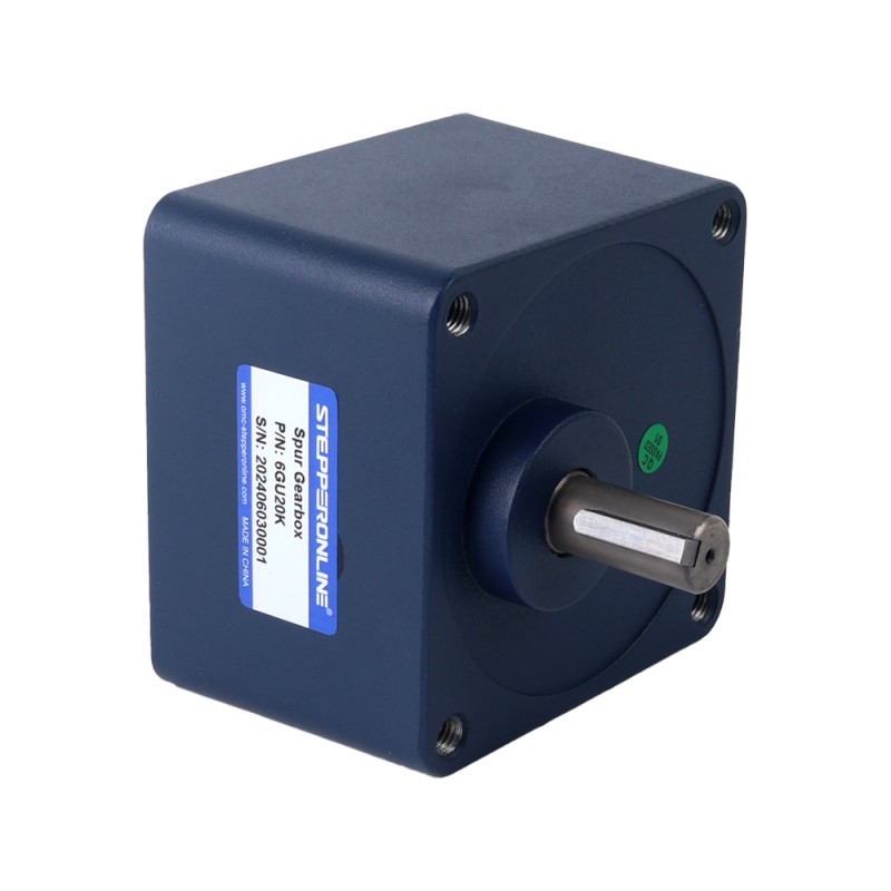 48V 200W 150RPM Borstelloze gelijkstroommotor met versnellingsbak 8,40Nm(1189,54oz.in) 20:1 Spur Versnellingsbak - F6B200-48GU-30S/6GU20K | StepperOnline