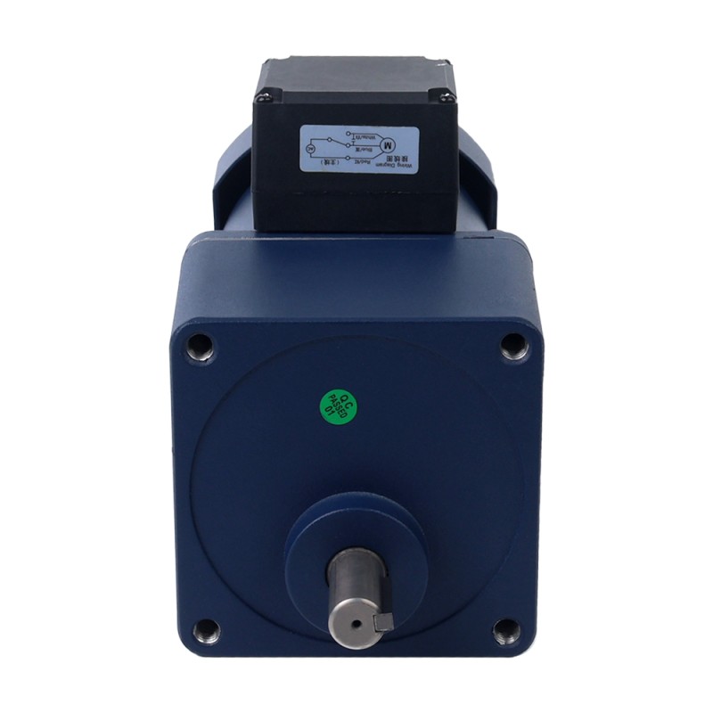 Eenfasig 220VAC 200W 50Hz Flens 104mm Overbrengingsverhouding 100:1 Spur-versnellingsbak AC-inductiemotor