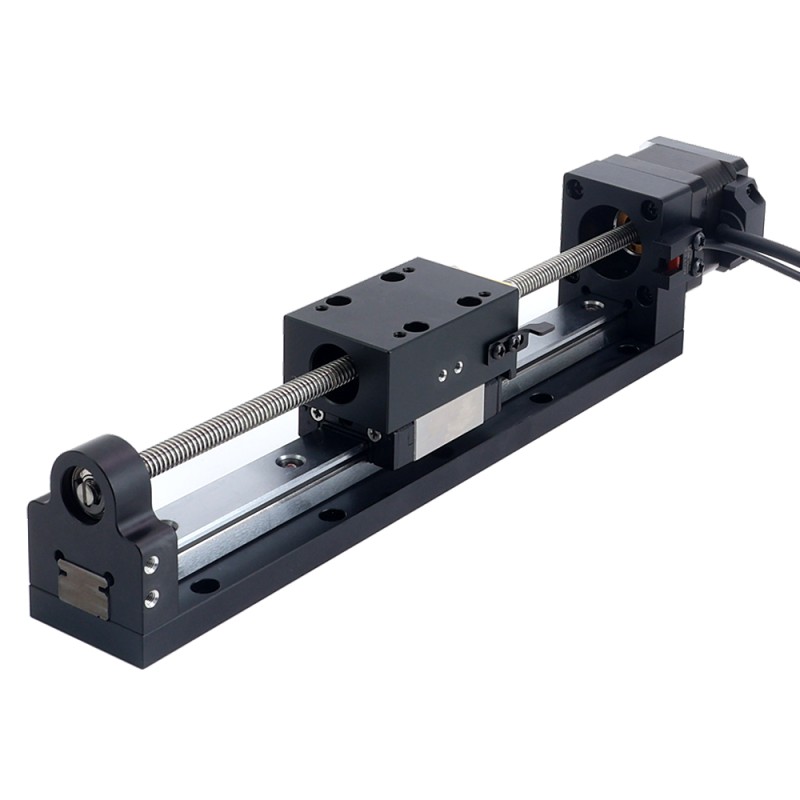 Nema 14 Stepper Lineaire Actuator met loodschroef 1,5A Slag 120mm 0,14Nm(19,83oz.in) Lood 2,54mm (0,1) met Sensor - LMD14S13GF15-120 | StepperOnline
