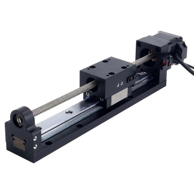 Nema 14 Stepper Lead Screw Lineaire Actuator 1.5A Slag 120mm 0.14Nm (19.83oz.in) Lood 6.35mm (0.25) met Sensor - LMD14S13RF15-120 | StepperOnline
