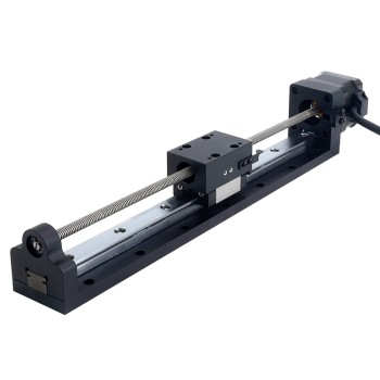Nema 17 Stepper Lead Screw Lineaire Actuator 1.5A Slag 200mm 0.25Nm (35.40oz.in) Lood 2.54mm(0.1") met Sensor