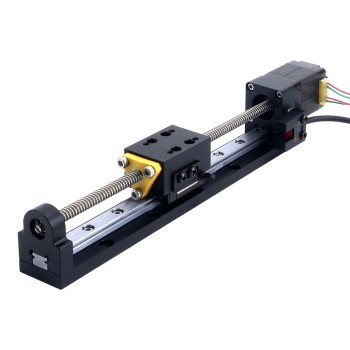 Nema 8 Stepper Lineaire Actuator met loodschroef 0,5A Slag 90mm 0,01Nm (1,416oz.in) Lood 2,54mm(0,1") met Sensor