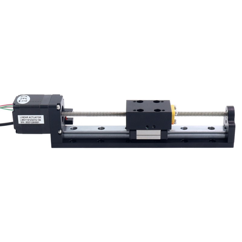 Nema 11 Stappenmotor Leidschroef Lineaire Actuator 1.0A Slag 100mm 0.05Nm(7.08oz.in) Spoed 2.54mm(0.1) met Sensor - LMD11S12GD10-100 | StepperOnline