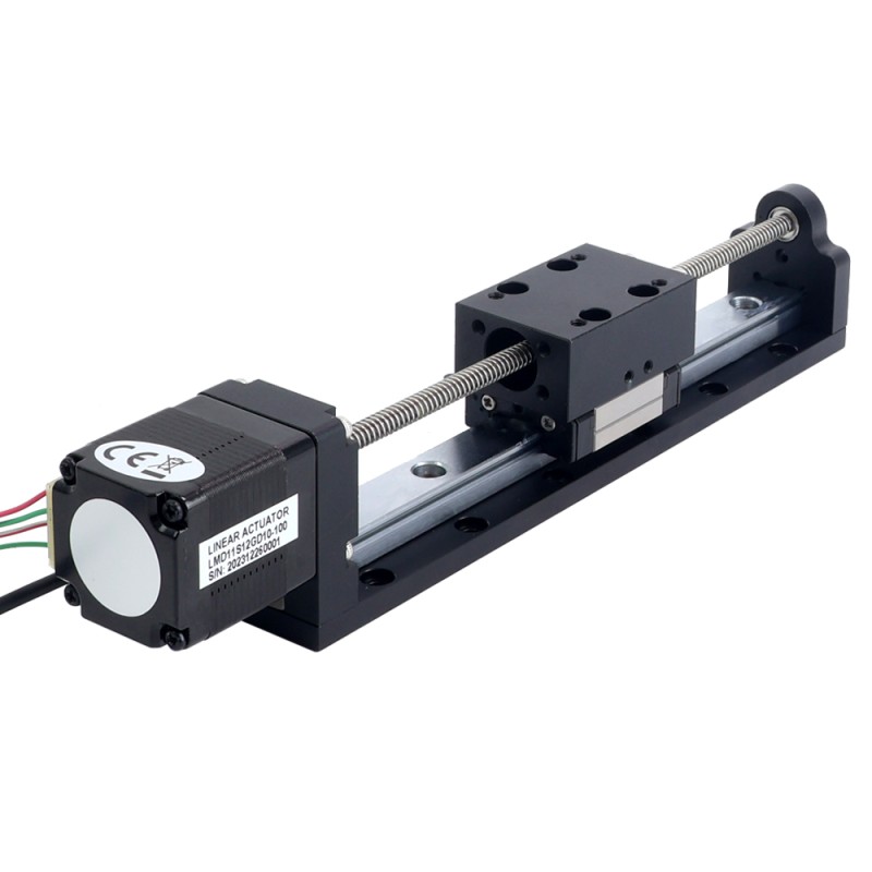 Nema 11 Stappenmotor Leidschroef Lineaire Actuator 1.0A Slag 100mm 0.05Nm(7.08oz.in) Spoed 2.54mm(0.1) met Sensor - LMD11S12GD10-100 | StepperOnline