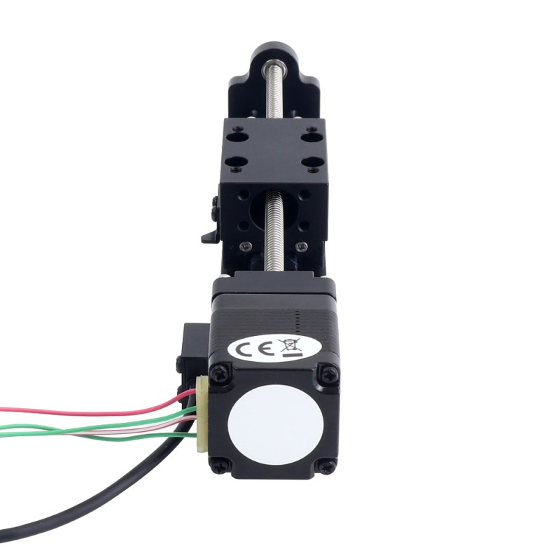 Nema 11 Stappenmotor Leidschroef Lineaire Actuator 1.0A Slag 100mm 0.05Nm(7.08oz.in) Spoed 2.54mm(0.1) met Sensor - LMD11S12GD10-100 | StepperOnline