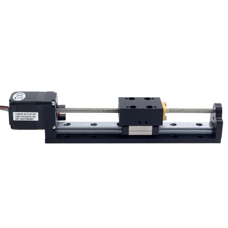 Nema 11 Stepper Lineaire Actuator met loodschroef 1.0A Slag 100mm 0.05Nm (7.08oz.in) Lood 5.08mm (0.2) met Sensor - LMD11S12HD10-100 | StepperOnline Nema 11 Stepper Lineaire Actuator met loodschroef 1.0A Slag 100mm 0.05Nm (7.08oz.in) Lood 5.08mm (0.2) met Sensor - LMD11S12HD10-100 | StepperOnline
