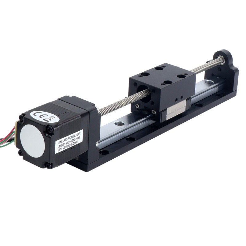 Nema 11 Stepper Lineaire Actuator met loodschroef 1.0A Slag 100mm 0.05Nm (7.08oz.in) Lood 5.08mm (0.2) met Sensor - LMD11S12HD10-100 | StepperOnline Nema 11 Stepper Lineaire Actuator met loodschroef 1.0A Slag 100mm 0.05Nm (7.08oz.in) Lood 5.08mm (0.2) met Sensor - LMD11S12HD10-100 | StepperOnline
