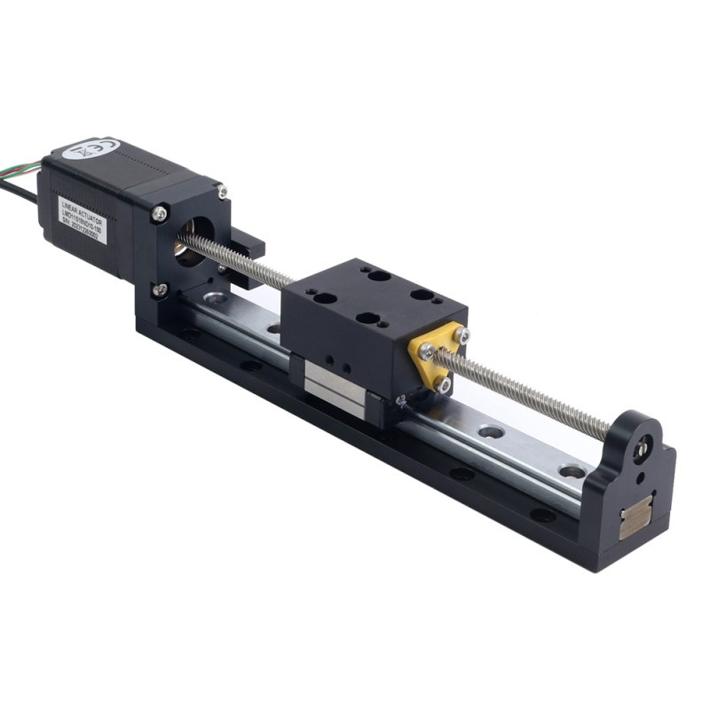 Nema 11 Stepper Lead Screw Lineaire Actuator 1.0A Slag 100mm 0.1Nm(14.16oz.in) Lood 10.16mm(0.4) met Sensor - LMD11S18ND10-100 | StepperOnline