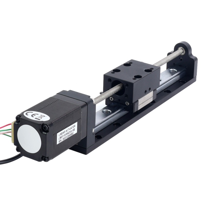 Nema 11 Stepper Lead Screw Lineaire Actuator 1.0A Slag 100mm 0.1Nm(14.16oz.in) Lood 10.16mm(0.4) met Sensor - LMD11S18ND10-100 | StepperOnline