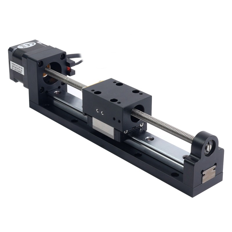 Nema 14 Stepper Lineaire Actuator met loodschroef 1,5A Slag 120mm 0,14Nm(19,83oz.in) Lood 2,54mm (0,1) met Sensor - LMD14S13GF15-120 | StepperOnline