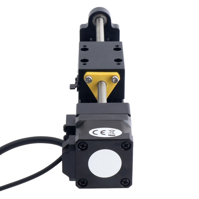 Nema 14 Stepper Lineaire Actuator met loodschroef 1,5A Slag 120mm 0,14Nm(19,83oz.in) Lood 2,54mm (0,1) met Sensor - LMD14S13GF15-120 | StepperOnline
