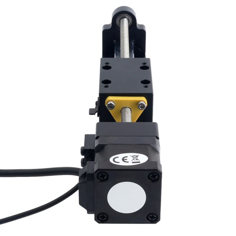 Nema 14 Stepper Lead Screw Lineaire Actuator 1.5A Slag 120mm 0.14Nm (19.83oz.in) Lood 6.35mm (0.25) met Sensor - LMD14S13RF15-120 | StepperOnline