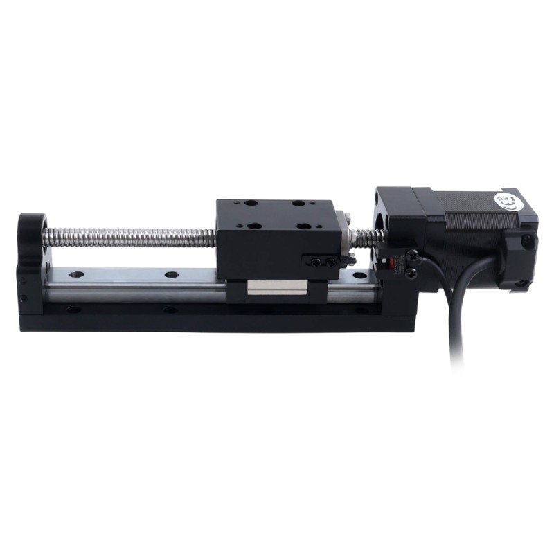 Nema 14 stappenmotor kogelomloopspindel lineaire actuator 1.5A Slag 80mm 0.20Nm(28.32oz.in) Spoeding 1mm(0.03937) - LMD14S18BSB15-080 | StepperOnline