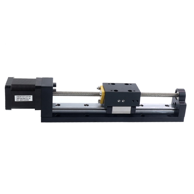 Nema 14 Stepper Lead Screw Lineaire Actuator 1.5A Slag 120mm 0.2Nm (28.32oz.in) Lood 12.7mm (0.5) met Sensor - LMD14S18WF15-120 | StepperOnline