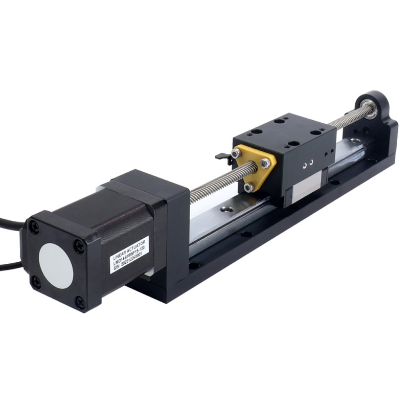 Nema 14 Stepper Lead Screw Lineaire Actuator 1.5A Slag 120mm 0.2Nm (28.32oz.in) Lood 12.7mm (0.5) met Sensor - LMD14S18WF15-120 | StepperOnline