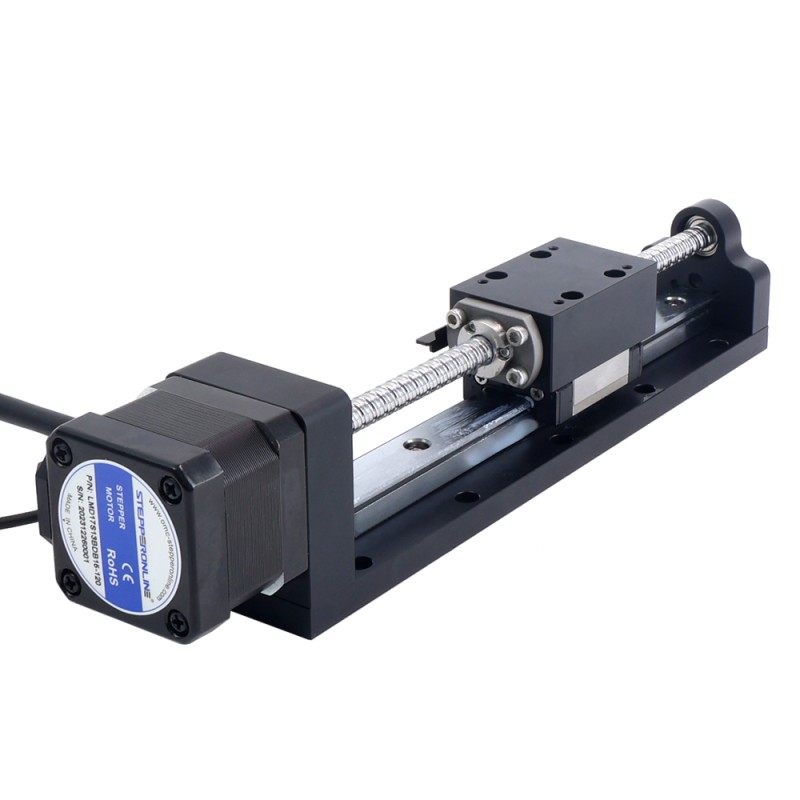 Nema 17 stappenmotor kogelomloopspindel lineaire actuator 1.5A slag 120mm 0.25Nm (35.40oz.in) leiden 4mm (0.15748) met Sensor - LMD17S13BDB15-120 | StepperOnline Nema 17 stappenmotor kogelomloopspindel lineaire actuator 1.5A slag 120mm 0.25Nm (35.40oz.in) leiden 4mm (0.15748) met Sensor - LMD17S13BDB15-120 | StepperOnline