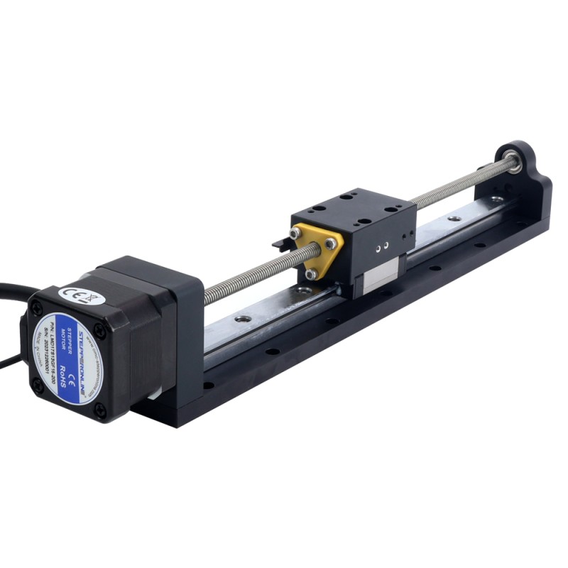 Nema 17 Stepper Lead Screw Lineaire Actuator 1.5A Slag 200mm 0.25Nm (35.40oz.in) Lood 2.54mm(0.1) met Sensor - LMD17S13GF15-200 | StepperOnline