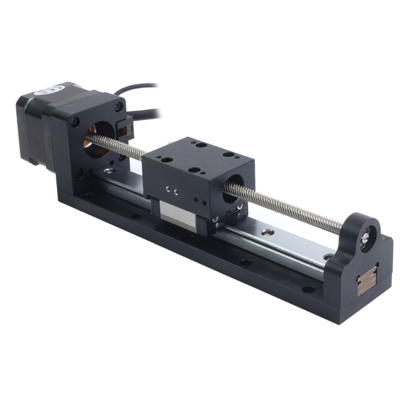 Nema 17 Stepper Lead Screw Lineaire Actuator 1.5A Slag 120mm 0.25Nm (35.40oz.in) Lood 12.7mm (0.5) met Sensor - LMD17S13WF15-120 | StepperOnline