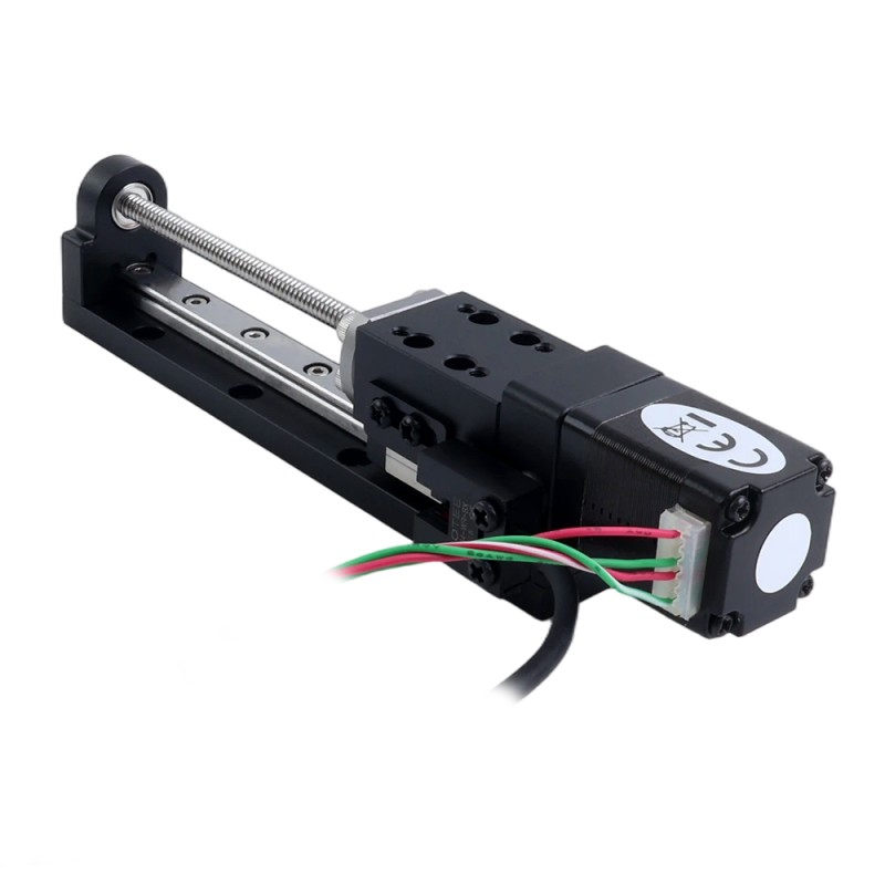 Nema 8 stappenmotor kogelomloopspindel lineaire actuator 0.5A Slag 90mm 0.02Nm(2.83oz.in) Spoeding 1mm(0.03937) - LMD8S15BSS05-090 | StepperOnline