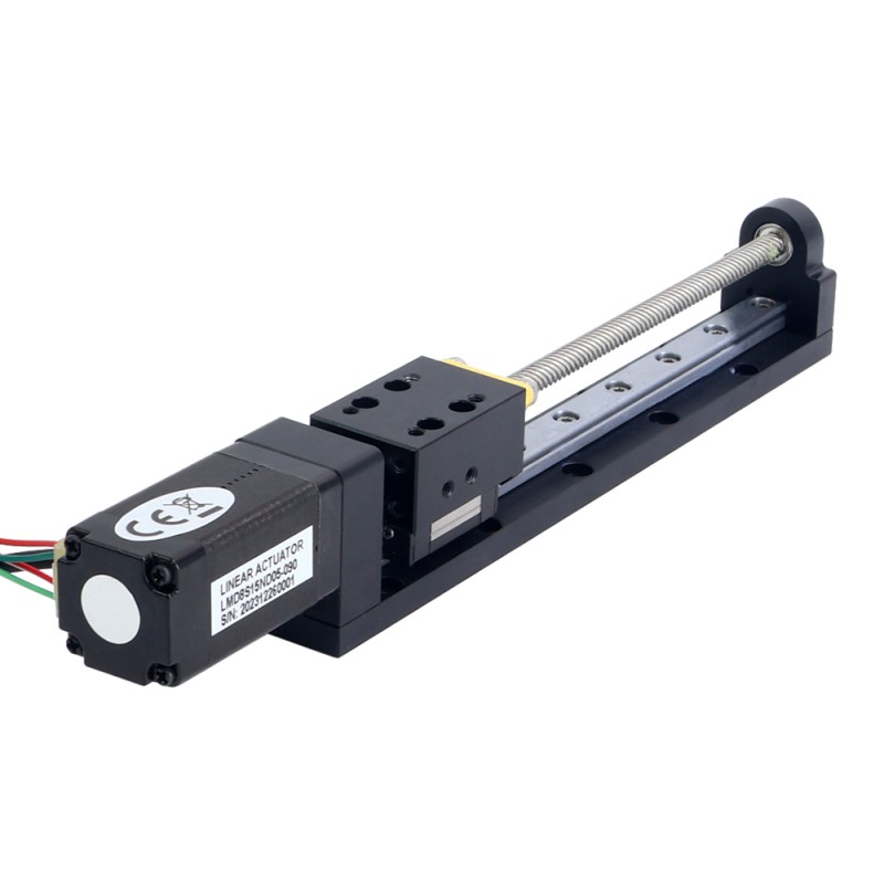 Nema 8 Stappenmotor Leidschroef Lineaire Actuator 0.5A Slag 90mm 0.02Nm(2.832oz.in) Spoed 10.16mm(0.4) met Sensor - LMD8S15ND05-090 | StepperOnline