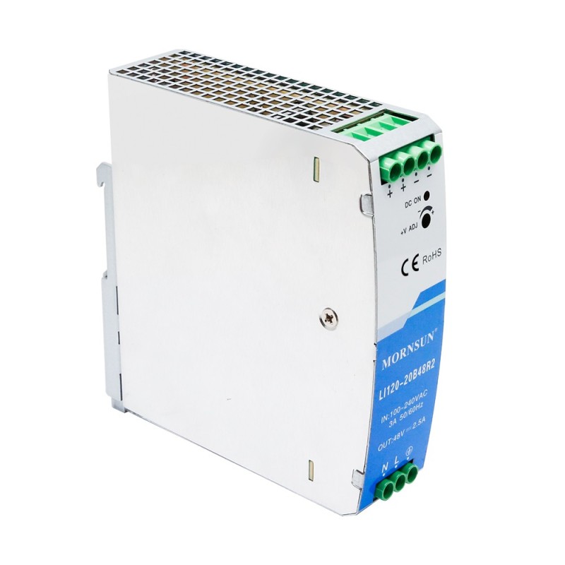 120W 12V 10.0A 85-264VAC/120-370VDC DIN Rail schakelende voeding