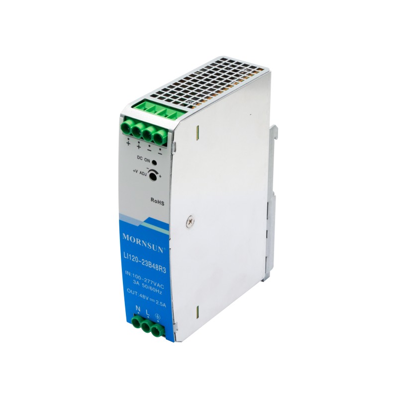 120W 48V 2.5A 85-305VAC/120-430VDC DIN Rail schakelende voeding