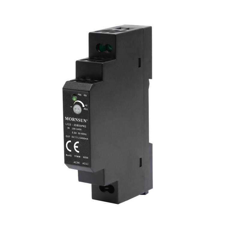 15W 15V 1.0A 85-264VAC/120-370VDC DIN Rail schakelende voeding