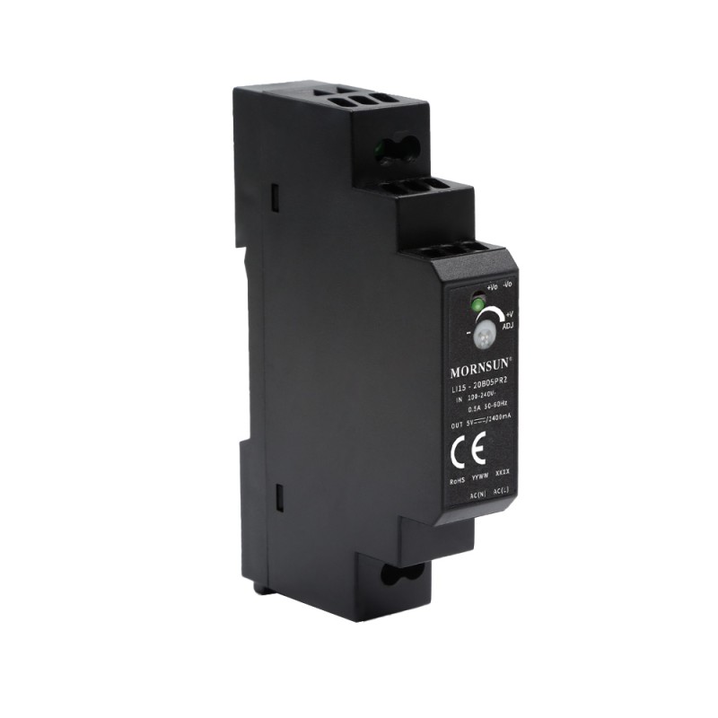 15W 15V 1.0A 85-264VAC/120-370VDC DIN Rail schakelende voeding
