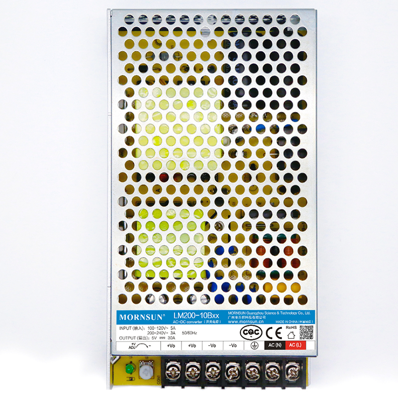 200W 24V 8.8A 176-264VAC/240-370VDC schakelende voeding