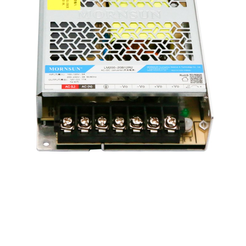 200W 24V 8.8A 90-132VAC/180-264VAC schakelende voeding