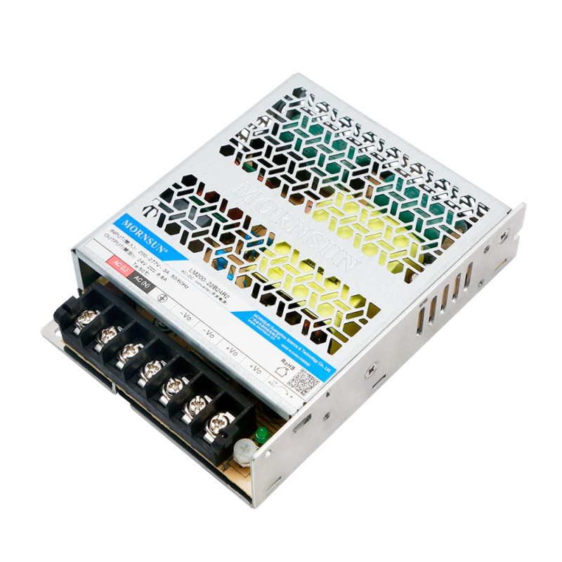 200W 24V 8.8A 176-305VAC/240-430VDC schakelende voeding