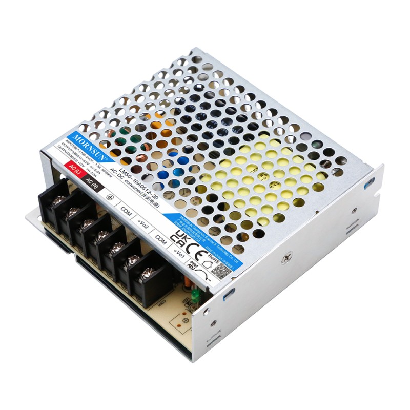 50W 5V/4A 24V/1.4A 85-264VAC/120-370VDC schakelende voeding